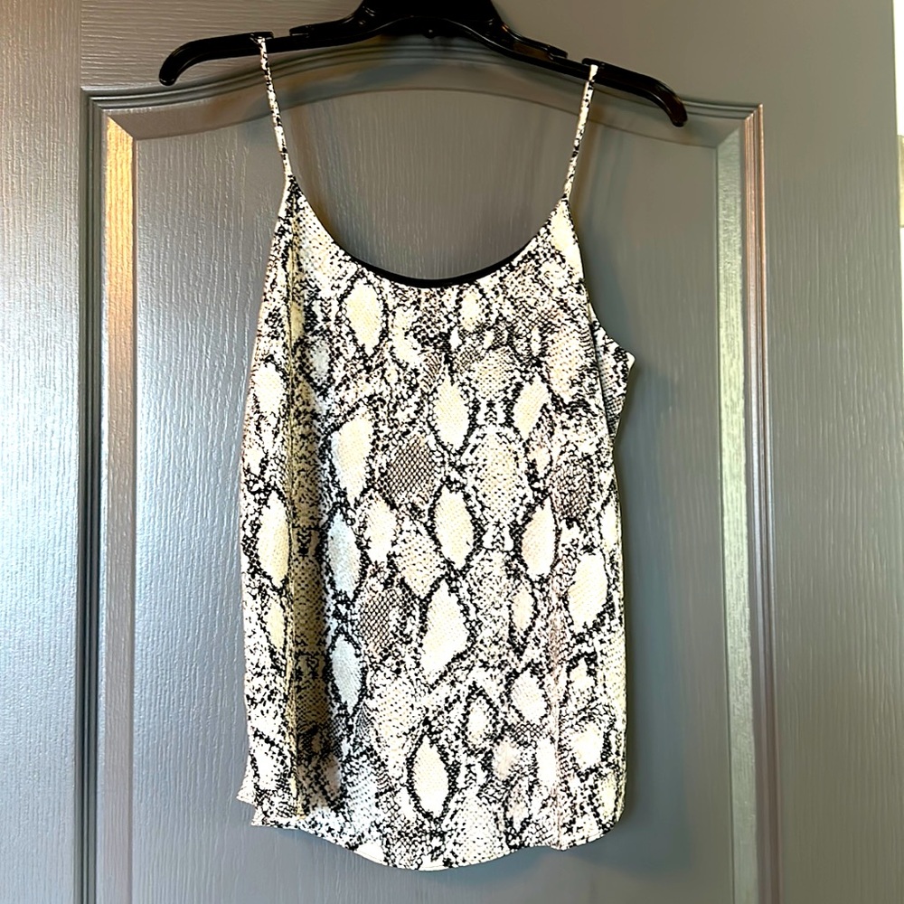 Bar iii Snake Skin Print Camisole Tank Top size Small